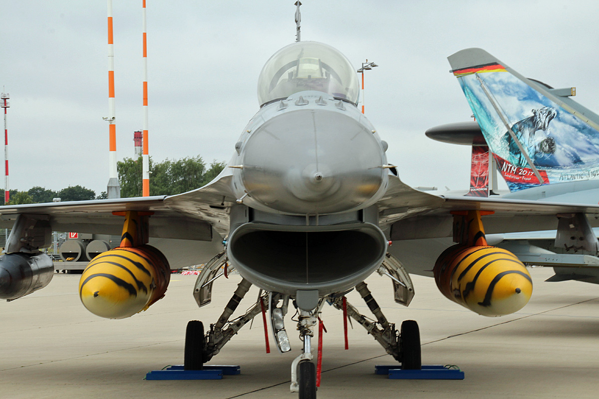 Belgium Air Force, F-16AM, FA-94,  35 Jahre AWACS  Geilenkirchen, 02.07.2017