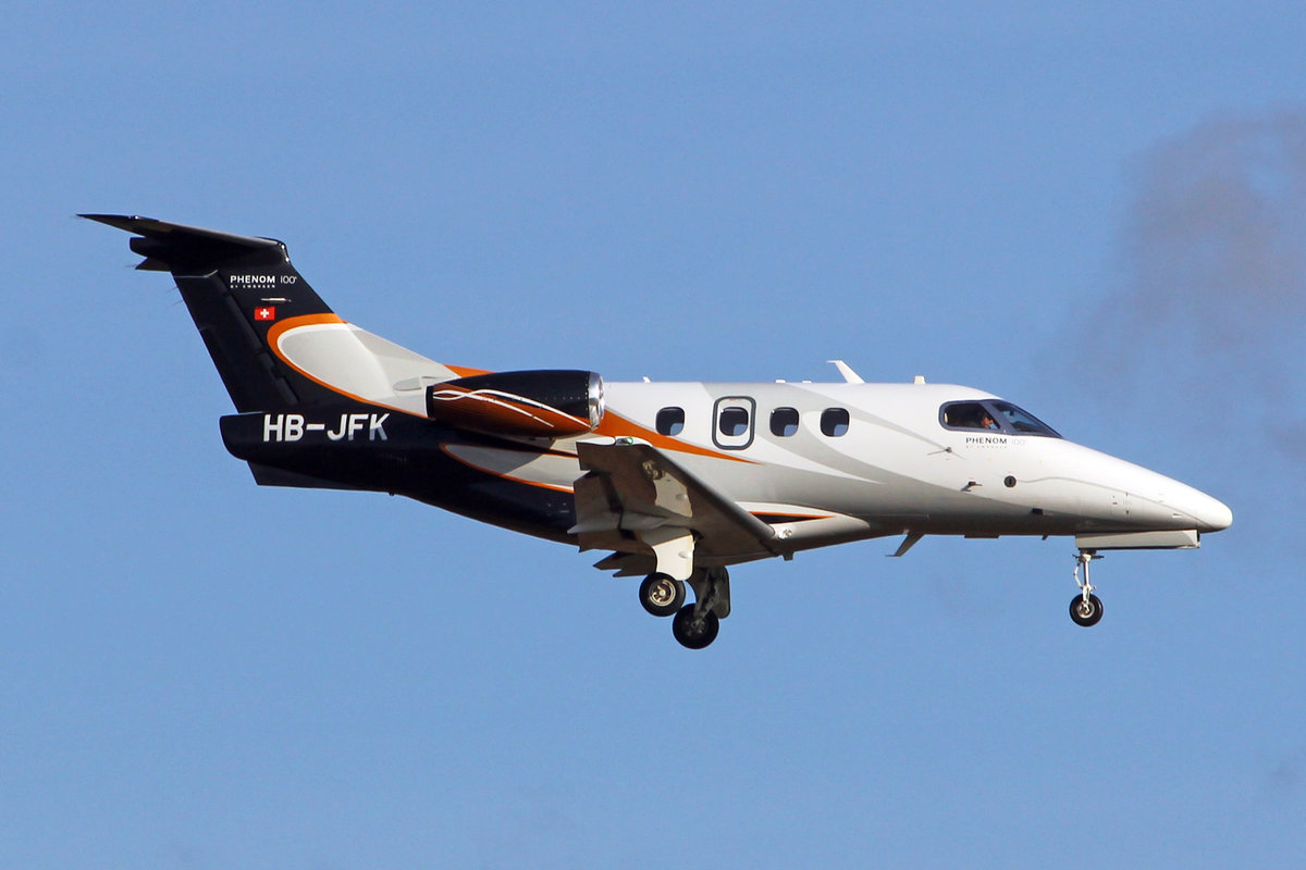 BelJey Fly AG, HB-JFK, Embraer EMB-500 Phenom 100, msn: 50000062, 26.Dezember 2020, ZRH Zürich, Switzerland.