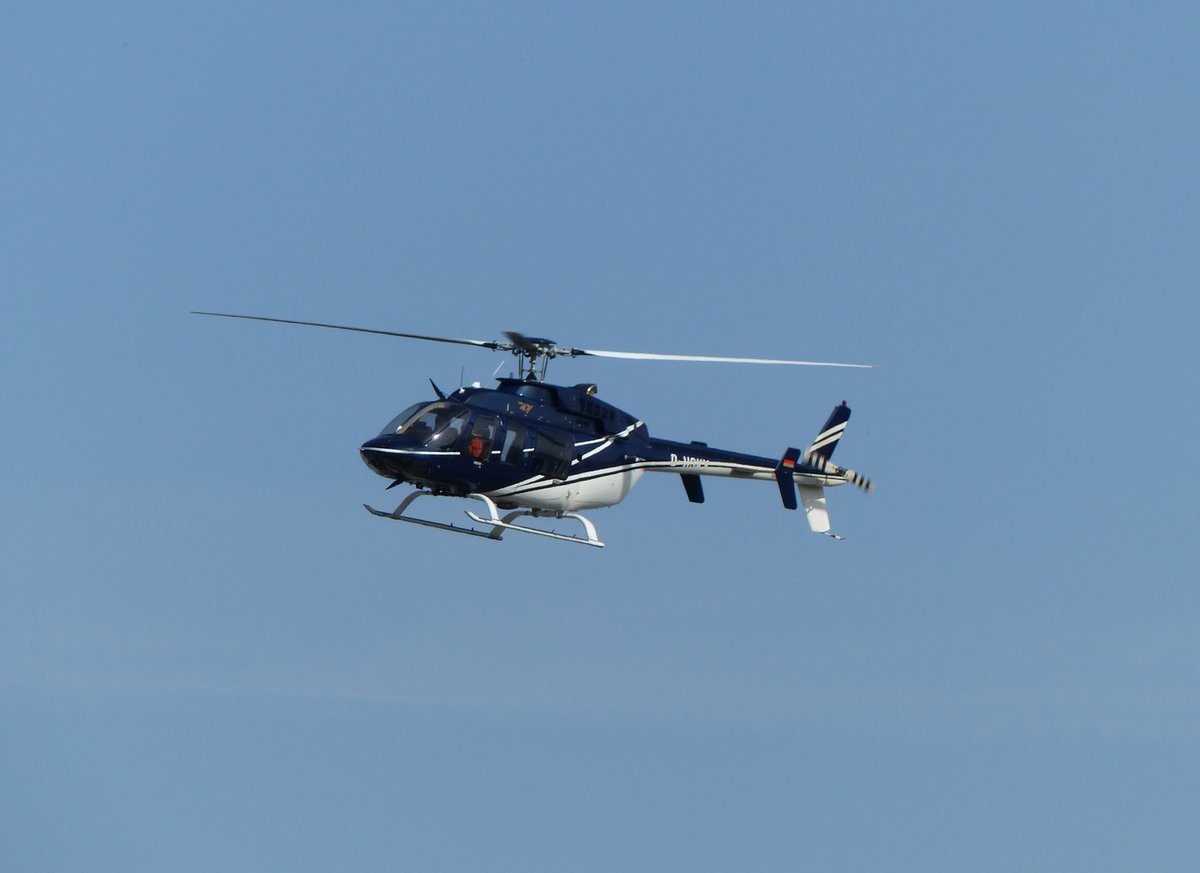 Bell 407, D-HSKY über Gera am 8.5.2020