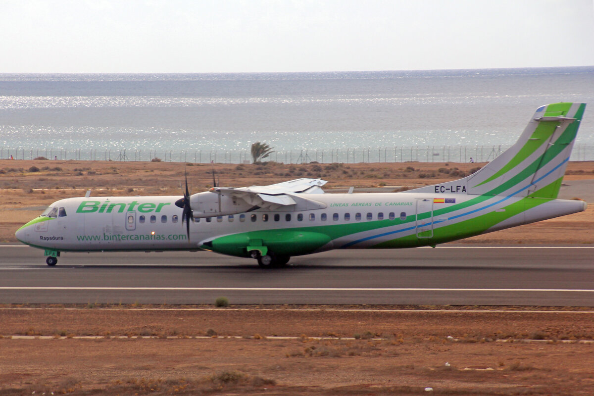 Binter Canarias, EC-LFA, ATR 72-212A(500), msn: 902,  Rapadura , 04.Juni 2022, ACE Lanzarote, Spain.