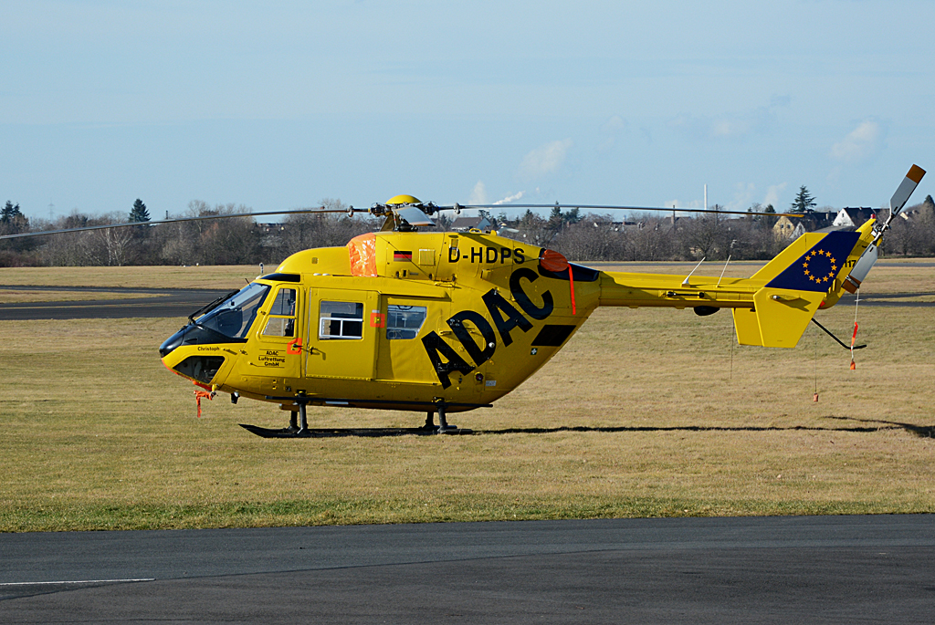 BK-117B-2 D-HDPS des ADAC in Bonn-Hangelar - 03.05.2014