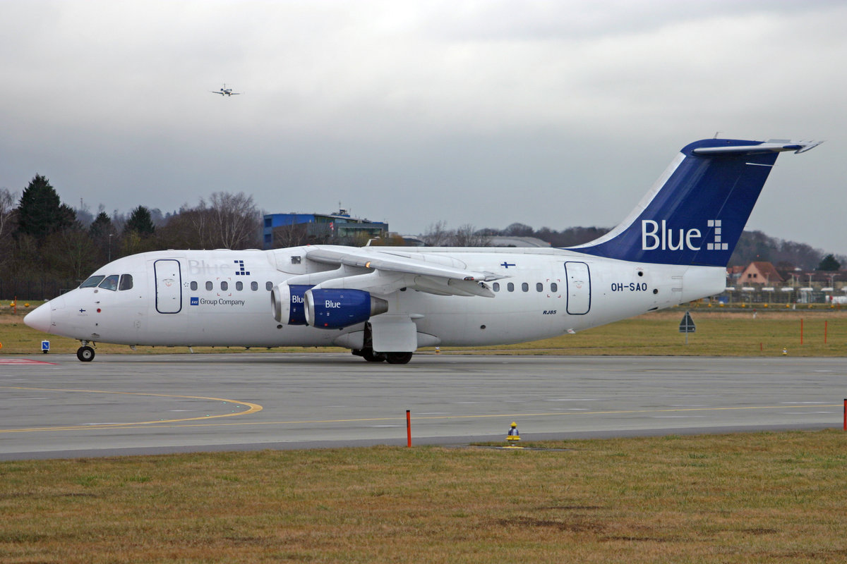 Blue 1, OH-SAO, BAe Avro RJ85, msn: 2393, 22.Januar 2008, ZRH Zürich, Switzerland.