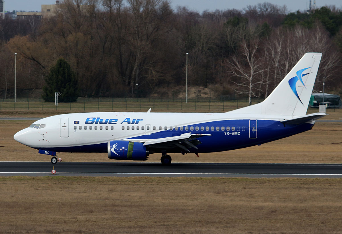 Blue Air, Boeing B 737-530, YR-AMC, TXL, 16.03.2017