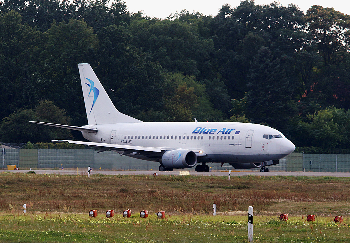 Blue Air, Boeing B 737-530, YR-AME, TXL, 23.09.2016