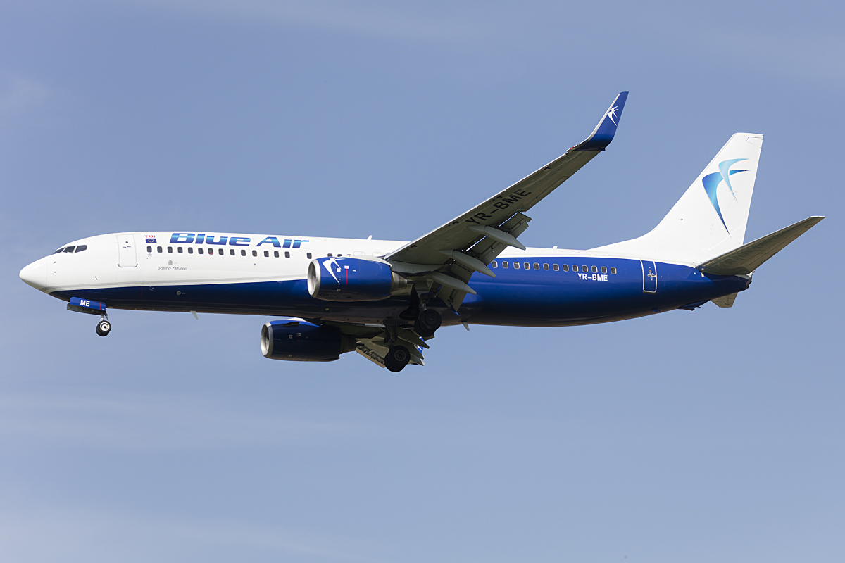 Blue Air, YR-BME, Boeing, B737-85R, 18.05.2016, BSL, Basel, Switzerland 



