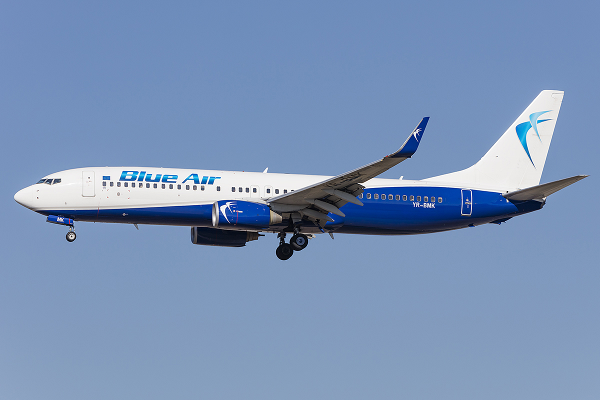 Blue Air, YR-BMK, Boeing, B737-82R, 14.10.2018, FRA, Frankfurt, Germany 



