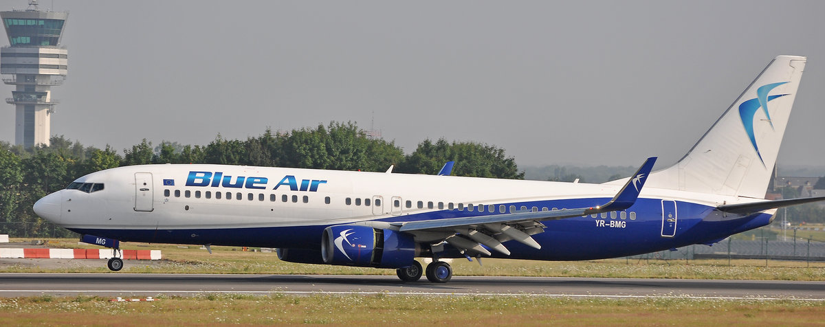 Blue Air
Boeing 737-86N  YR-BMG
Brüssel-Zaventem
5. Juli 2017  