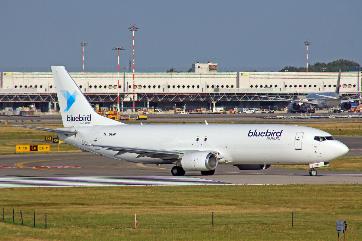 Bluebird Nordic, TF-BBN, Boeing 737-4B3SF, msn: 24751/2107, 02.Juli 2021, MXP Milano Malpensa, Italy.
