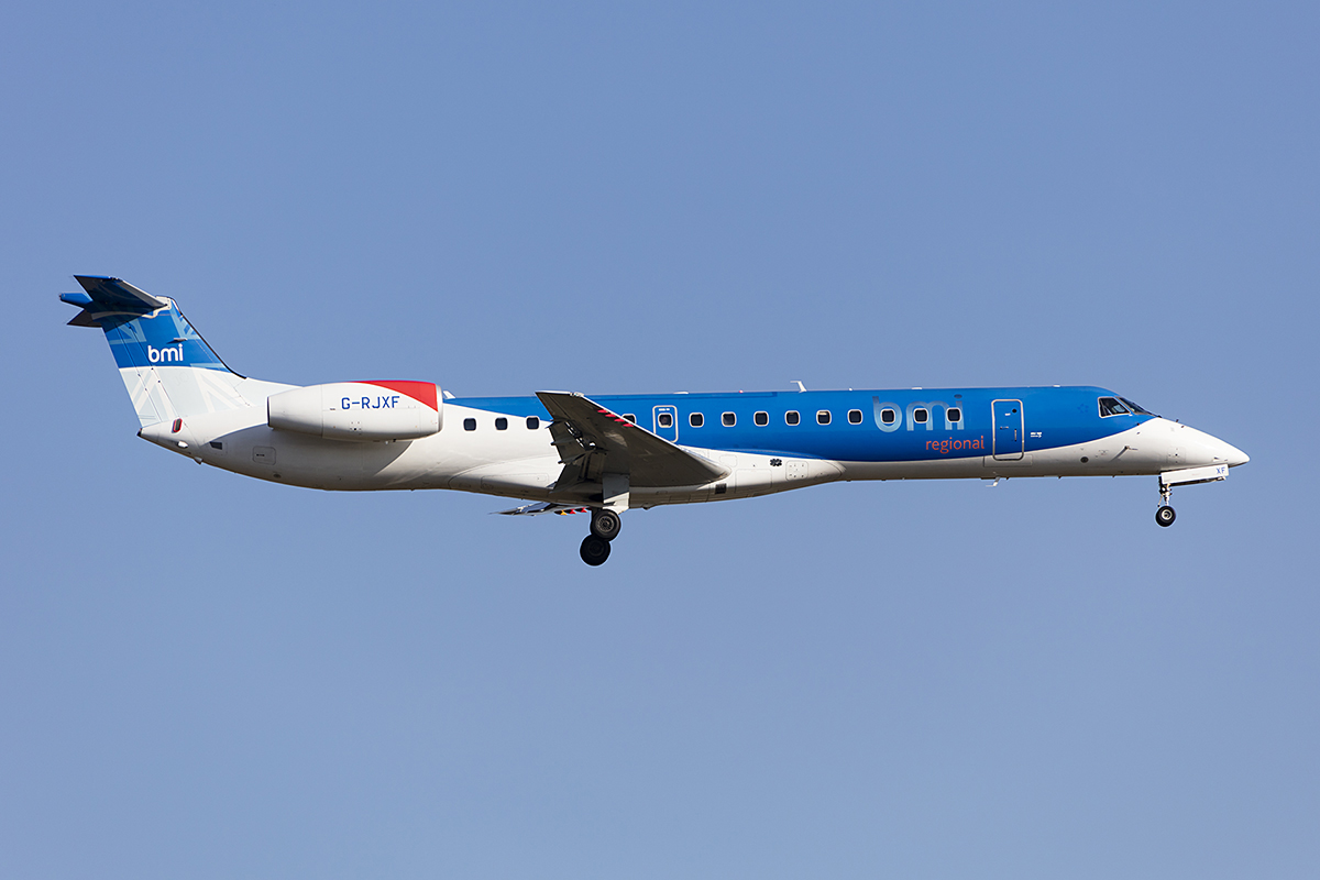 BMI - Regional, G-RJXF, Embraer, ERJ-145EP, 07.04.2018, FRA, Frankfurt, Germany 


