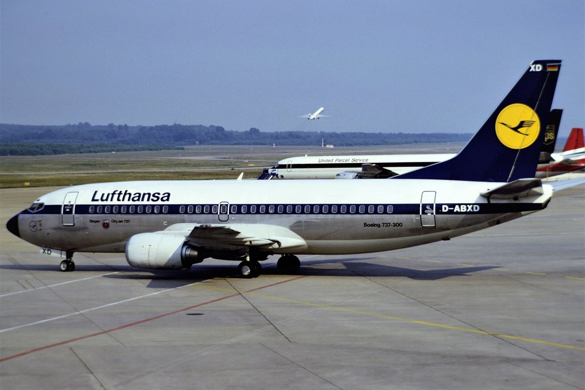 Boeing 737-330 - LH DLH Lufthansa 'Siegen' - 23525 - D-ABXD - 12.06.1989 - CGN