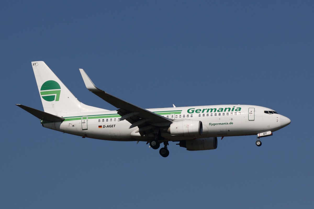 Boeing 737-700, Germania (D-AGET), Frankfurt, 04.10.2014.