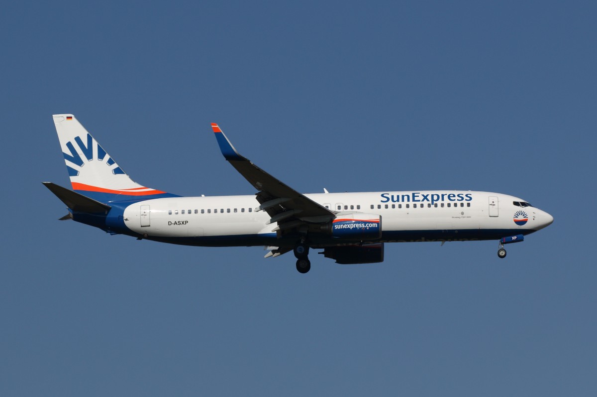 Boeing 737-800, SunExpress Germany (D-ASXP), Frankfurt, 04.10.2014. 