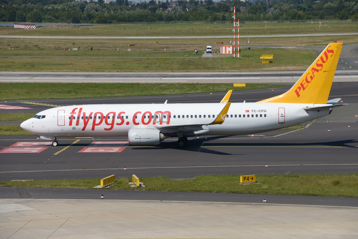 Boeing 737-82R(W) - H9 PGT Pegasus Airlines - 40880 - TC-CPG - 17.08.2016 - DUS