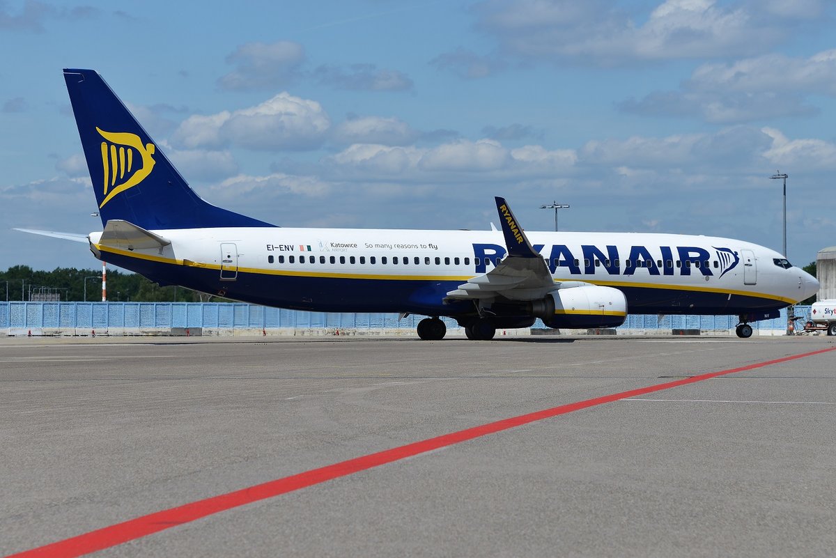 Boeing 737-8AS(W) - FR RYR Ryanair 'Katowice Airport' - 35039 - EI-ENV - 31.05.2019 - CGN