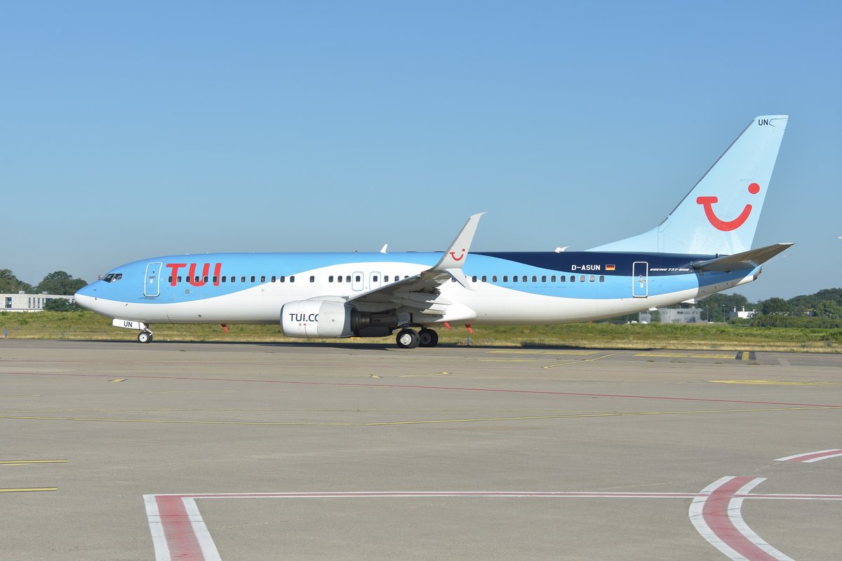 Boeing 737-8BK(W) - X3 TUI TUIfly - 33023 - D-ASUN - 28.06.2019 - CGN