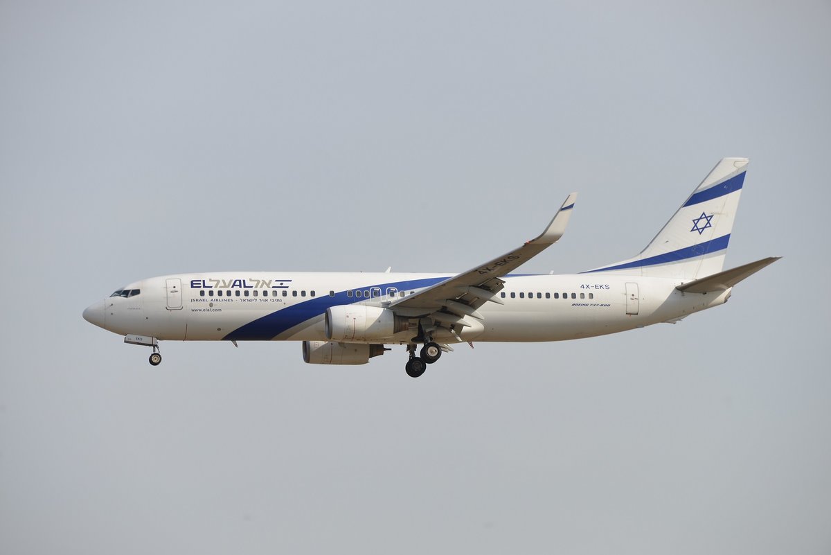 Boeing 737-8HX(W) - LY ELY EL AL Israeli Airlines - 36433 - 4X-EKS - 22.07.2019 - FRA
