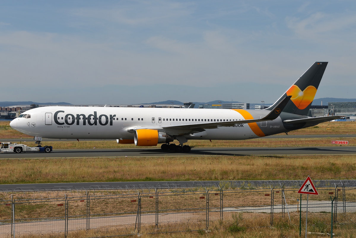 Boeing 767-330ER - DE CFG Condor - 25209 - D-ABUZ - 22.07.2019 - FRA