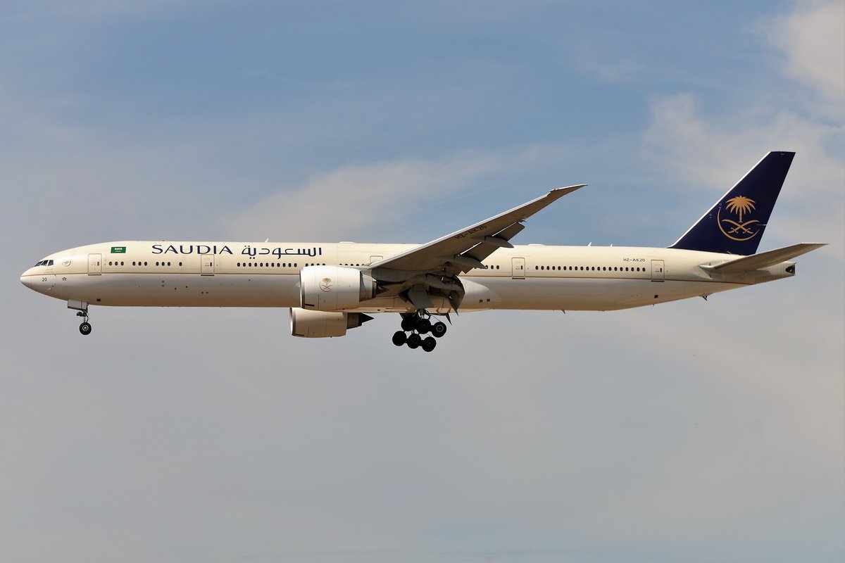 Boeing 777-368ER - SV SVA Saudi Arabian Airlines - 41058 - HZ-AK20 - 22.07.2019 - FRA