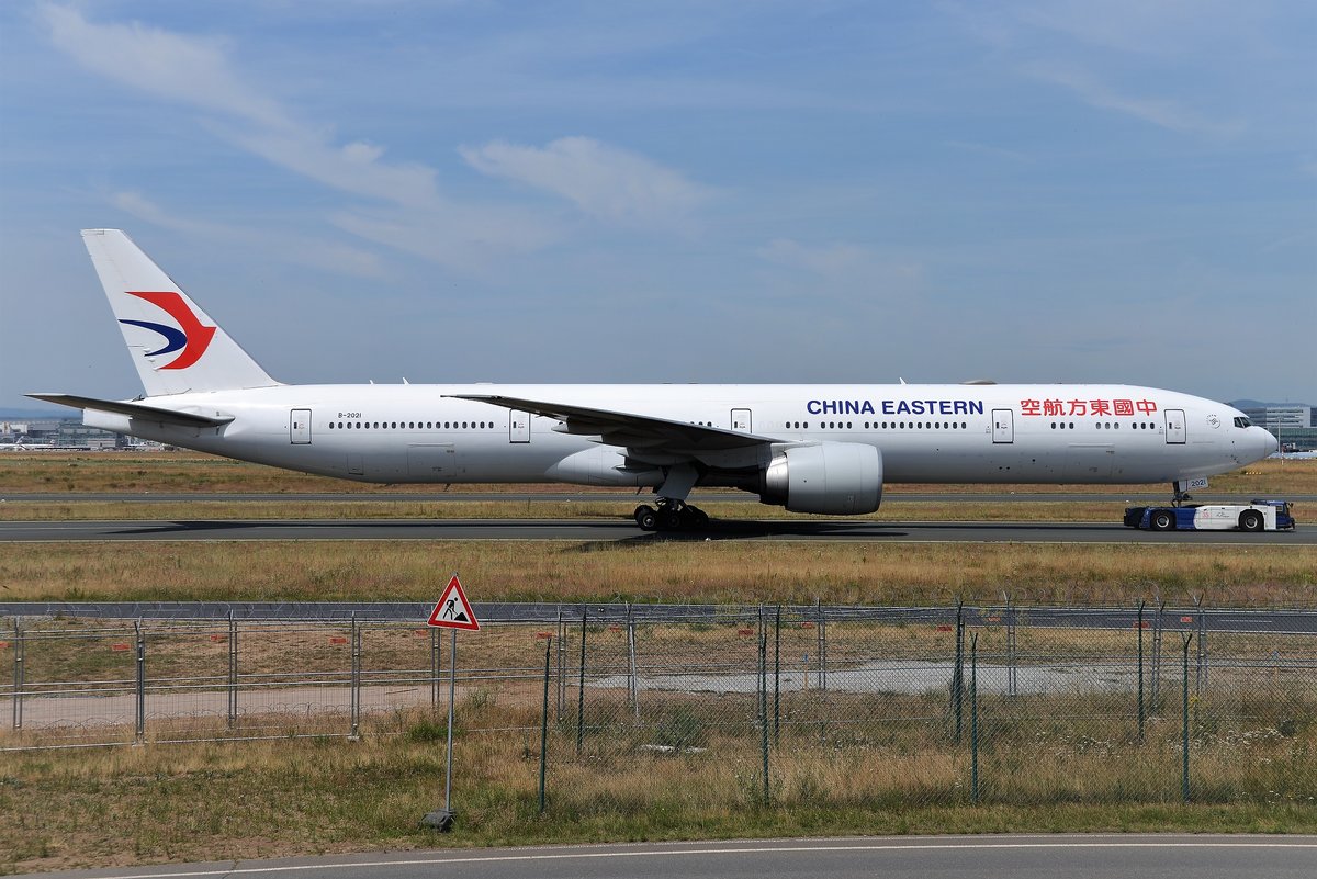 Boeing 777-39PER - MU CES China Eastern Airlines - 43273 - B-2021 - 22.07.2019 - FRA