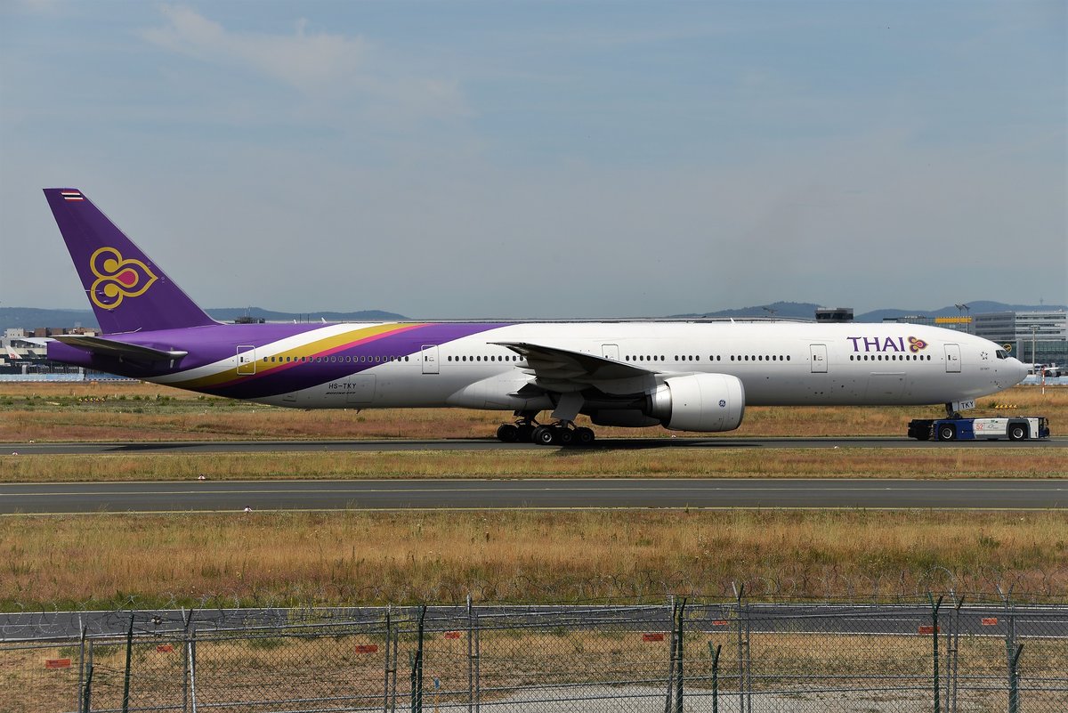 Boeing 777-3D7ER - TG THA Thai Airways International - 42114 - HS-TKY - 22.07.2019 - FRA