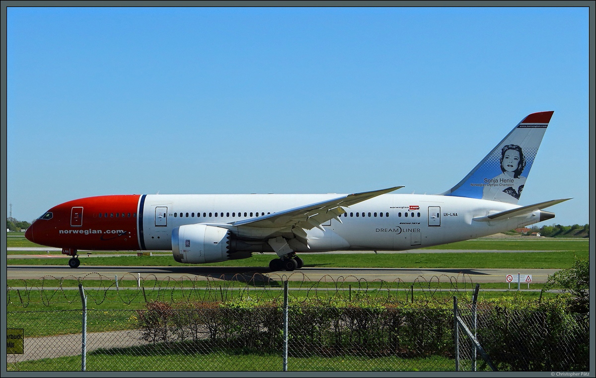 Boeing 787-8 LN-LNA der Norwegian Long Haul in Kopenhagen. (29.04.2019)