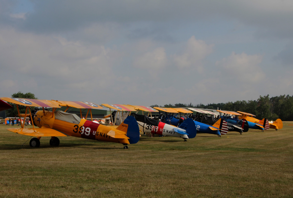 Boeing Stearman, Stearman and Friends 2021, Flugplatz Bienenfarm 03.07.2021