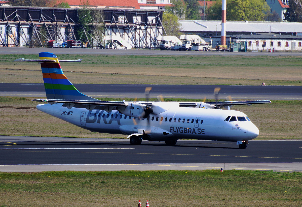 Braathens, ATR-72-600, SE-MKD, TXL, 19.04.2019