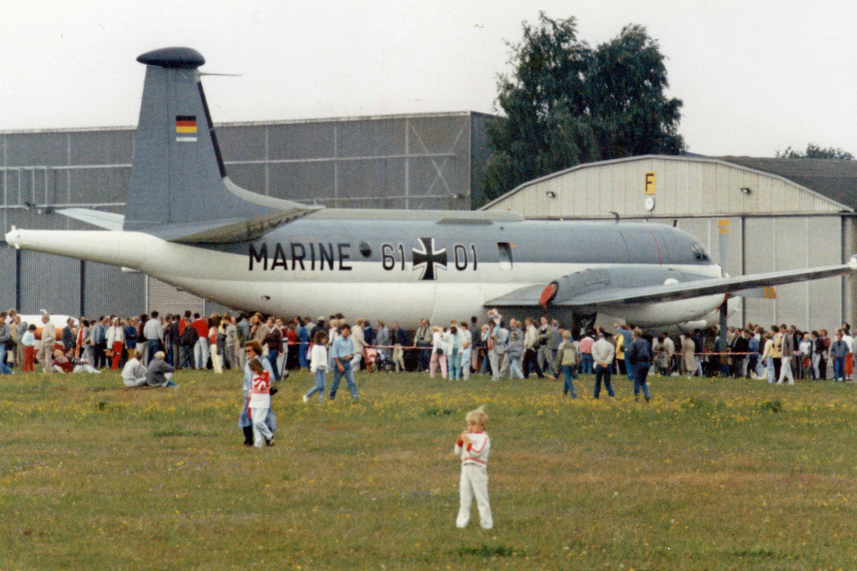 Breguet Atlantic 61+01 im Jahr 1982 in Lübeck-Blankensee.