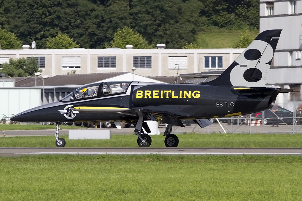 Breitling Jet Team, ES-TLC, Aero, L-39C Albatros, 29.08.2014, LSMP, Payerne, Switzerland 




