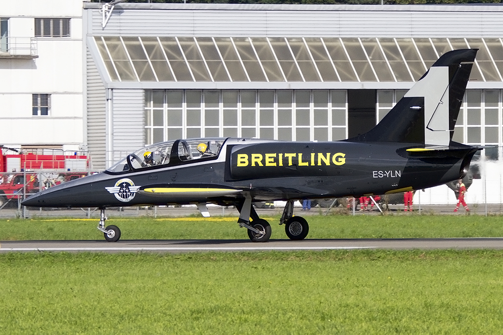 Breitling Jet Team, ES-YLN, Aero, L-39C Albatros, 29.08.2014, LSMP, Payerne, Switzerland 




