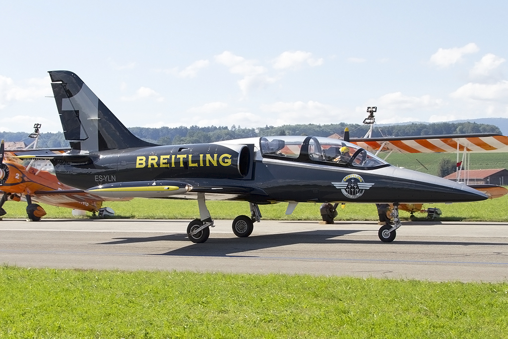 Breitling Jet Team, ES-YLN, Aero, L-39C Albatros, 30.08.2014, LSMP, Payerne, Switzerland 



