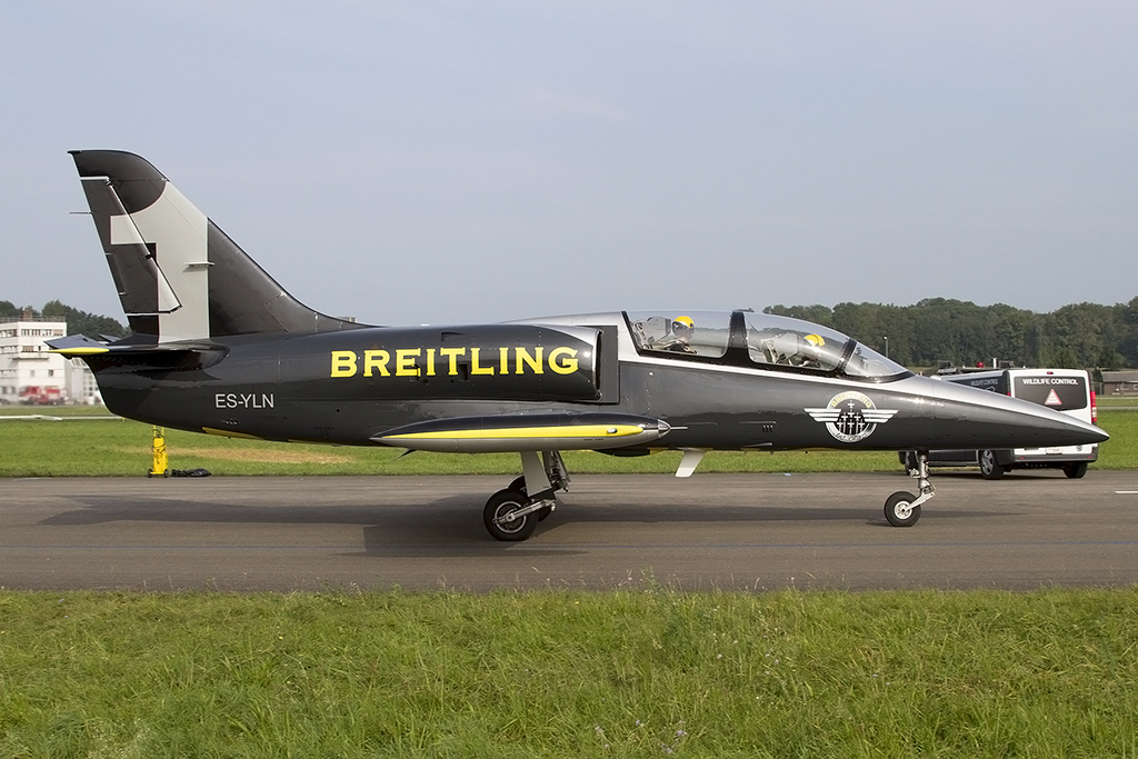 Breitling Jet Team, ES-YLN, Aero, L-39C Albatros, 05.09.2014, LSMP, Payerne, Switzerland 




