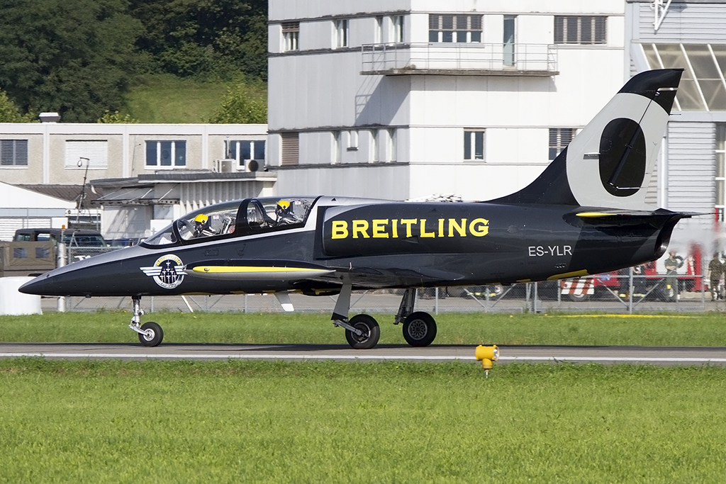 Breitling Jet Team, ES-YLR, Aero, L-39C Albatros, 29.08.2014, LSMP, Payerne, Switzerland 




