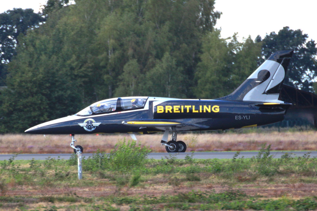 Breitling Jet Team No. 2, ES-YLI. Aero L-39C Albatros. Belgian Air Force Days, 07.09.2018, Kleine Brogel Airbase.  