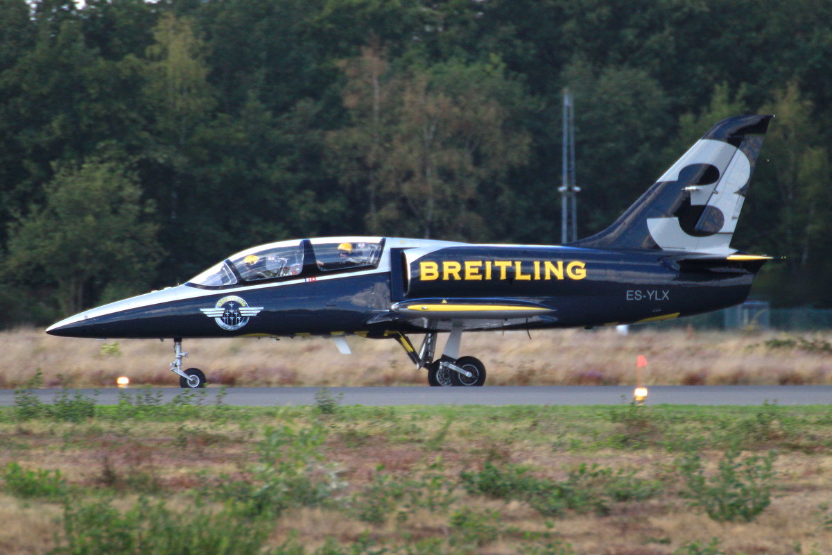Breitling Jet Team No. 3, ES-YLX. Aero L-39C Albatros. Belgian Air Force Days, 07.09.2018, Kleine Brogel Airbase.  