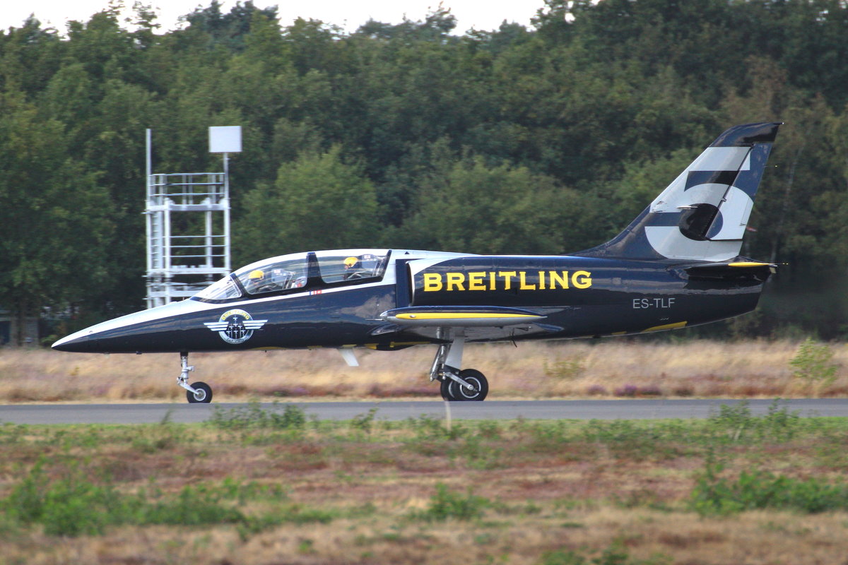 Breitling Jet Team No. 5, ES-TLF. Aero L-39C Albatros. Belgian Air Force Days, 07.09.2018, Kleine Brogel Airbase. 