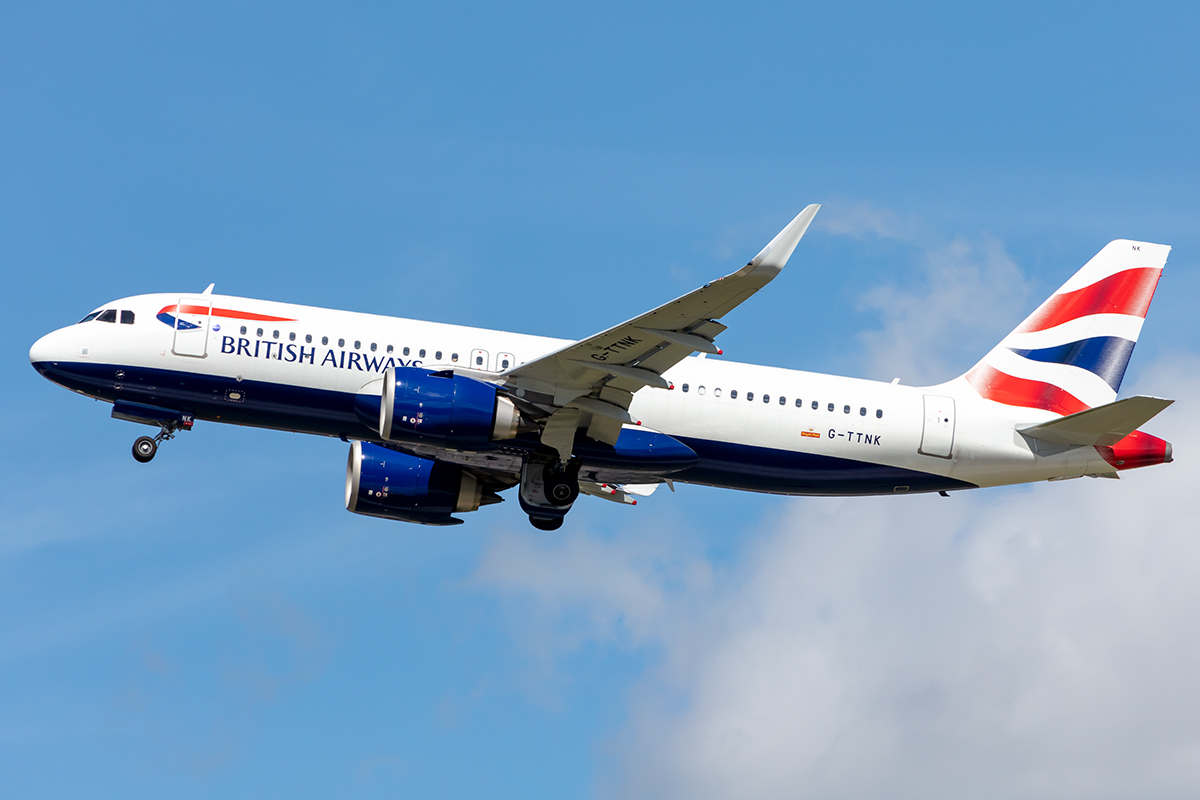 British Airlines, G-TTNG, Airbus, A320-251N, 06.08.2021, GVA, Geneve, Switzerland