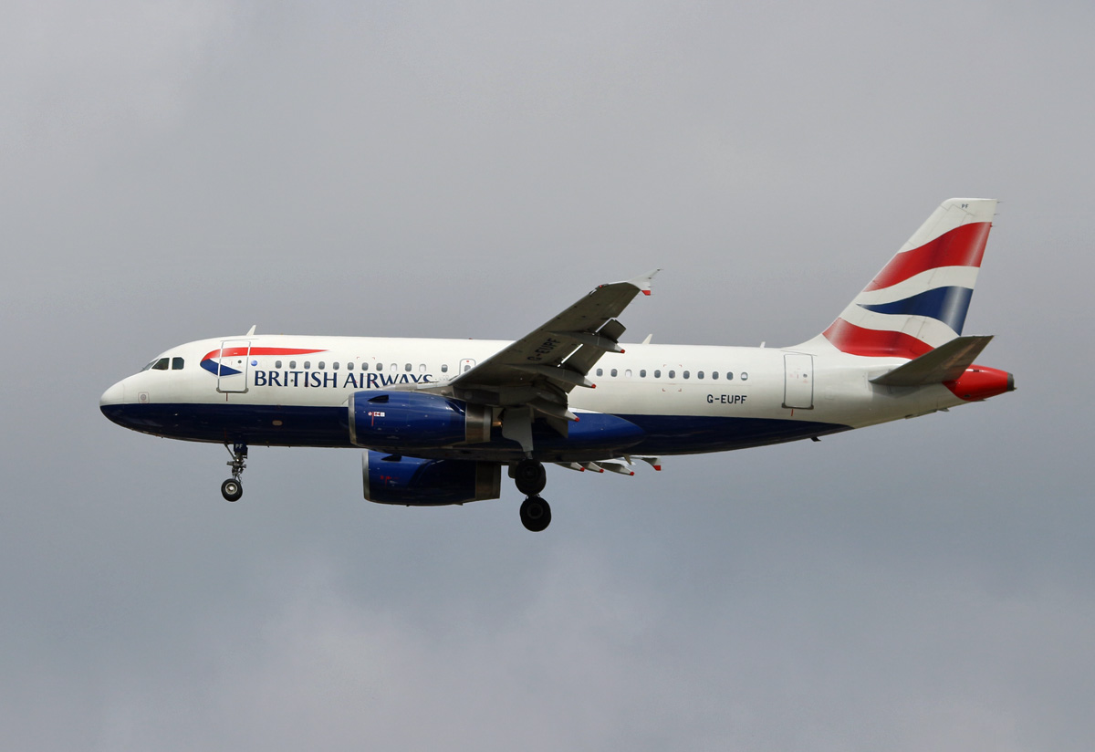 British Airways, Airbus A 319-131, G-EUPF, TXL, 26.05.2017