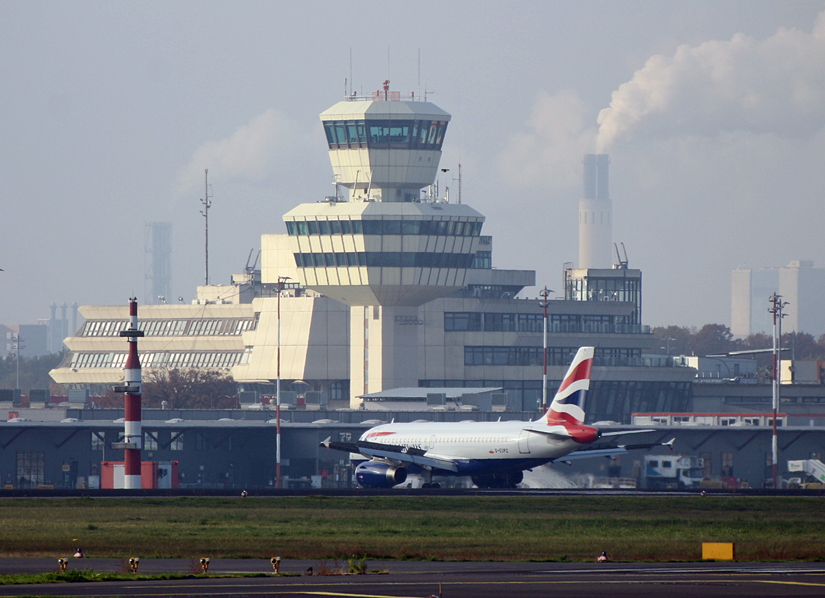 British Airways, Airbus A 319-131, G-EUPZ, TXL, 07.11.2020