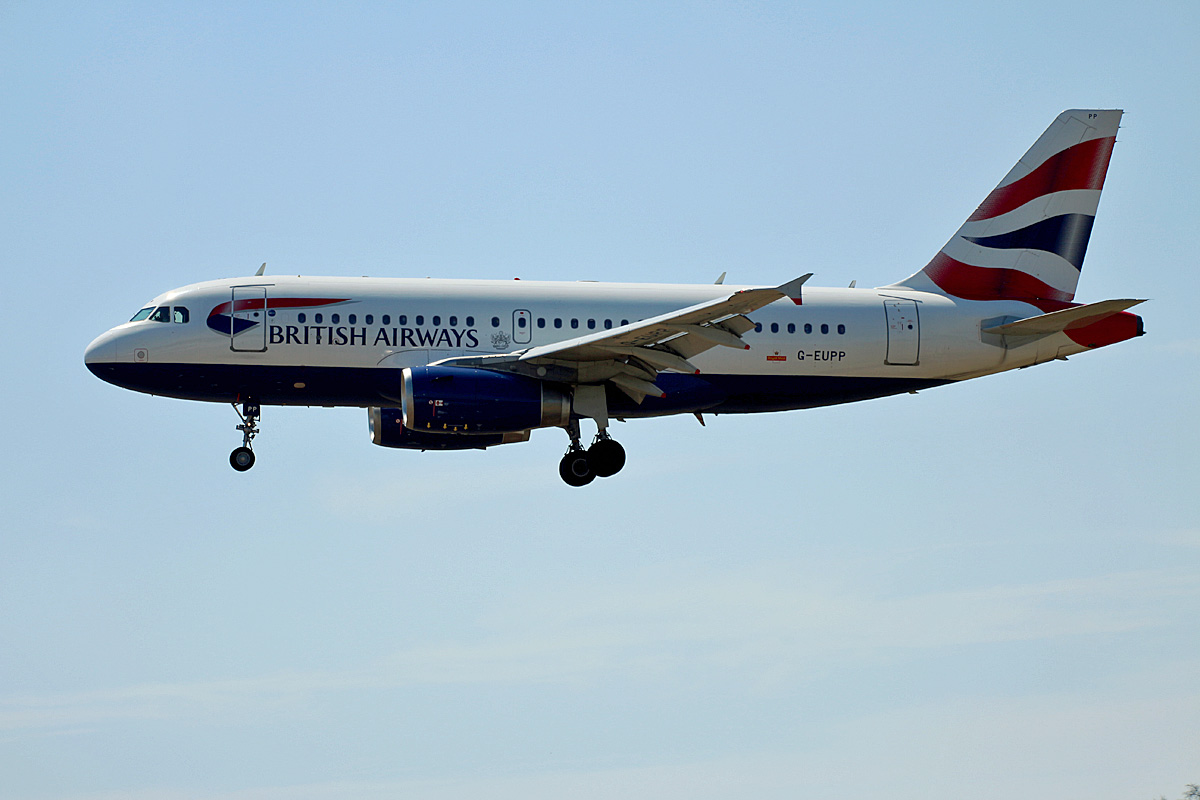 British Airways, Airbus A 319-131, G-EUPP, BER, 24.06.2022