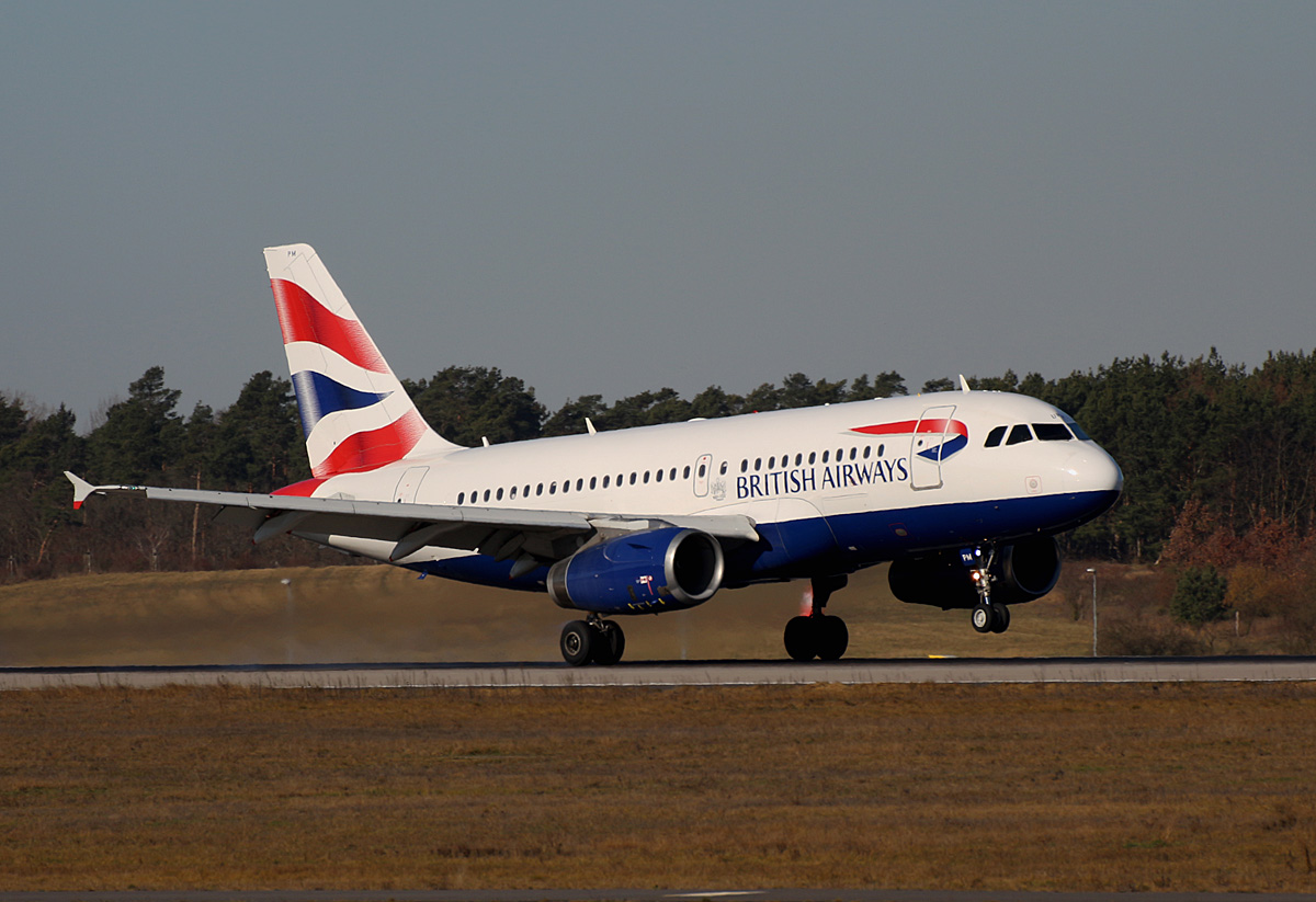 British Airways, Airbus A 319-131, G-EUPM, BER, 28.02.2023