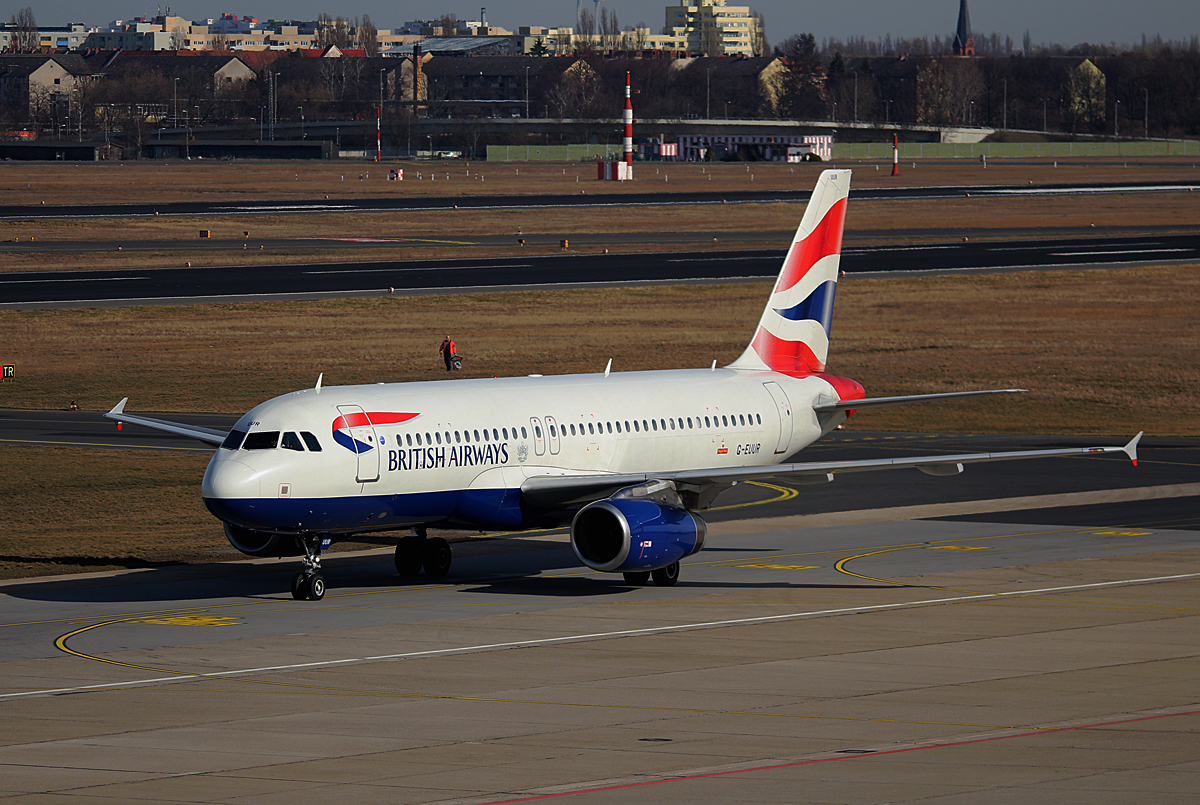 British Airways, Airbus A 320-232, G-EUUR, TXL, 04.03.2017