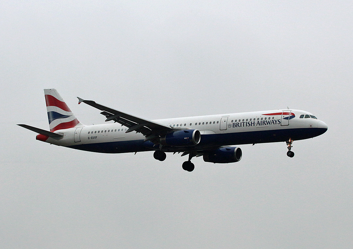 British Airways, Airbus A 321-231, G-EUXF, TXL, 24.11.2018