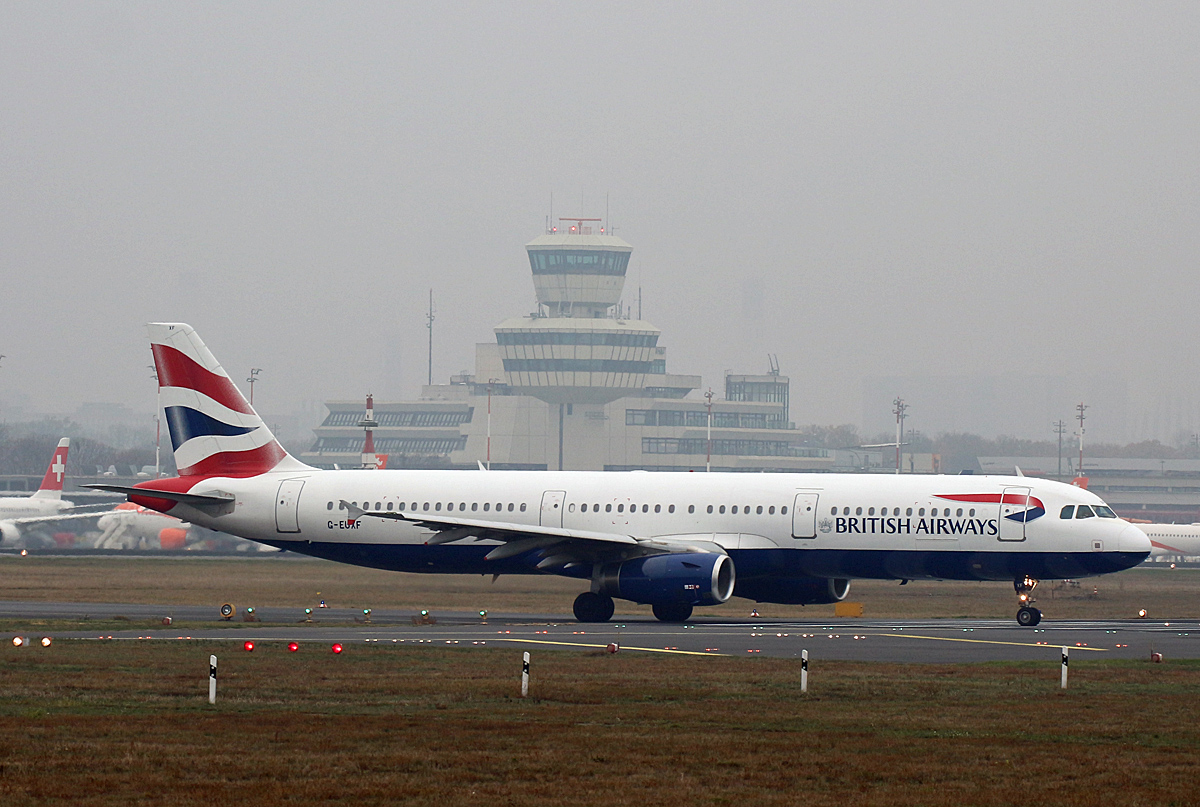 British Airways, Airbus A 321-231, G-EUXF, TXL, 24.11.2018