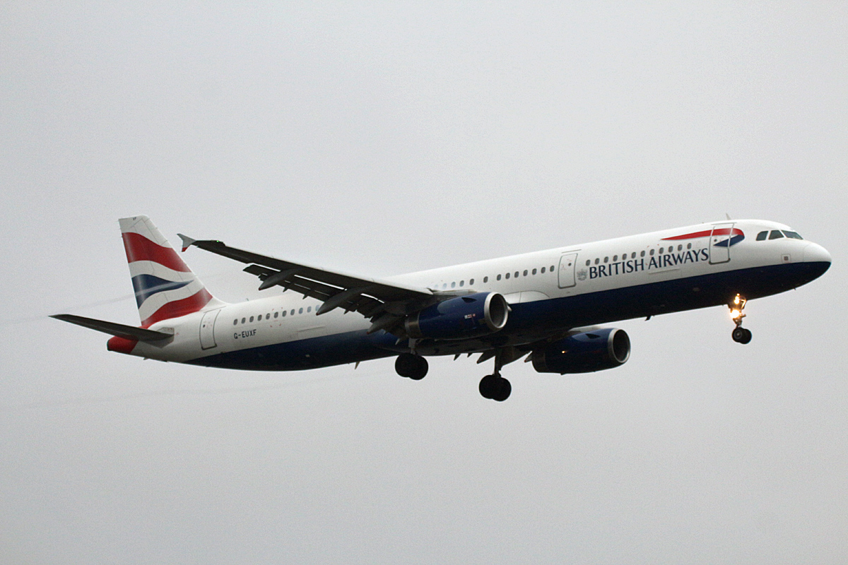 British Airways, Airbus A 321-231, G-EUXF, TXL, 26.12.2018