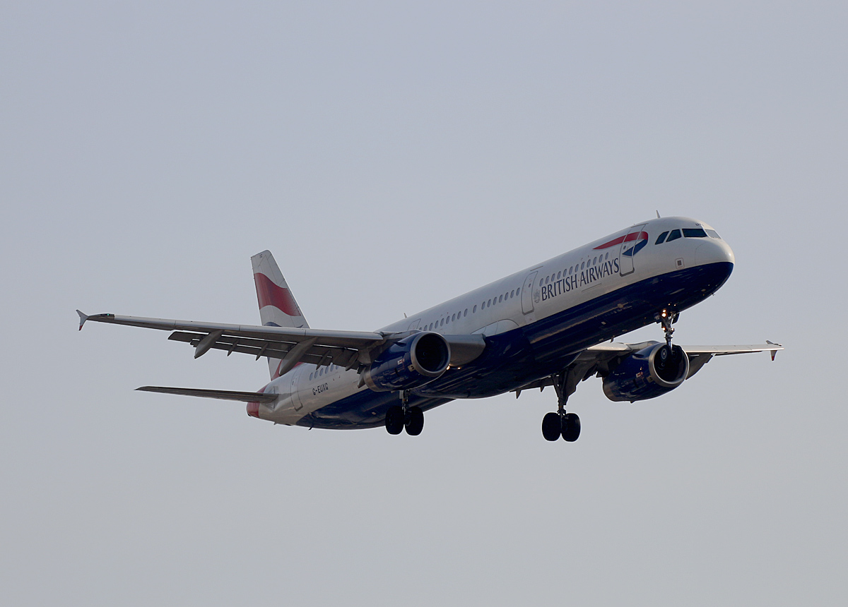 British Airways, Airbus A 321-231, G-EUXG, TXL, 17.02.2019