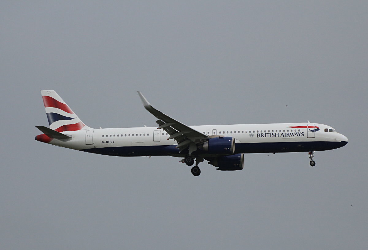 British Airways, Airbus A 321-251NX, G-NEOV, BER, 09.06.2026