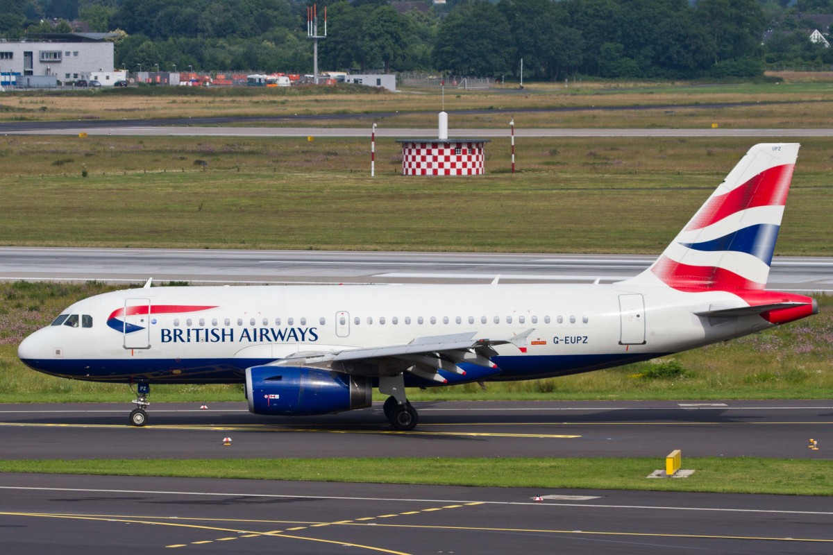 British Airways (BA-BAW), G-EUPZ, Airbus, A 319-131, 27.06.2015, DUS-EDDL, Düsseldorf, Germany