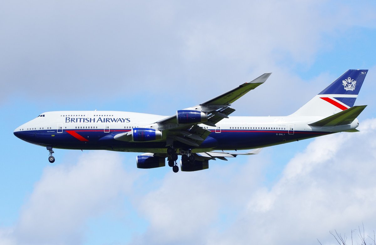 British Airways  Boeing 747-400, G-BNLY, Landor Retro-Livery, 16.06.2019 London-Heathrow