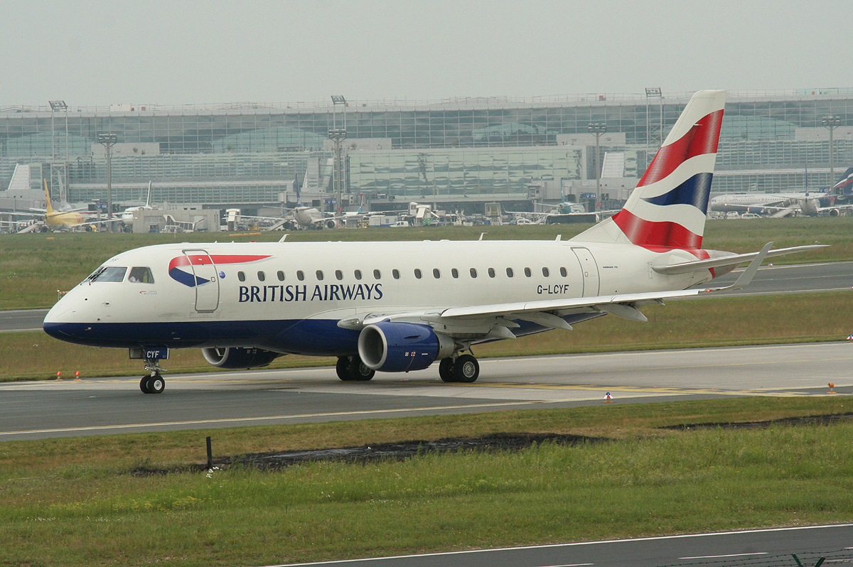 British Airways City Flyer ERJ-170-100STD G-LCYF am 11.06.2013 auf dem Flughafen Frankfurt